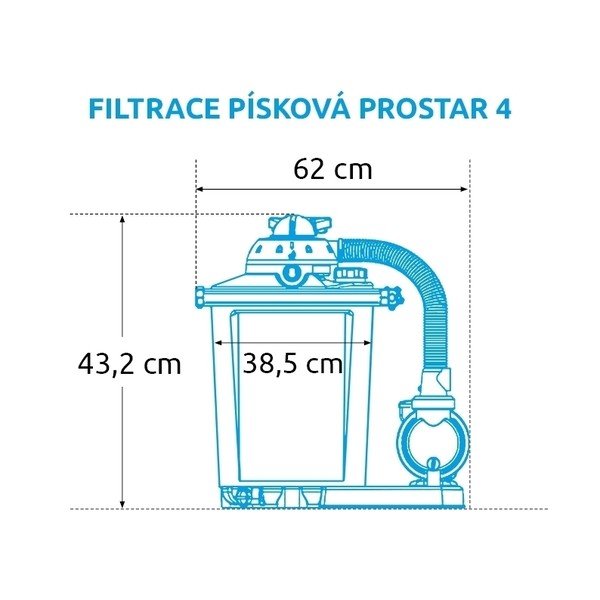Basseinifilter ProStar 4 - 4 m3/h – Marimex-image-4