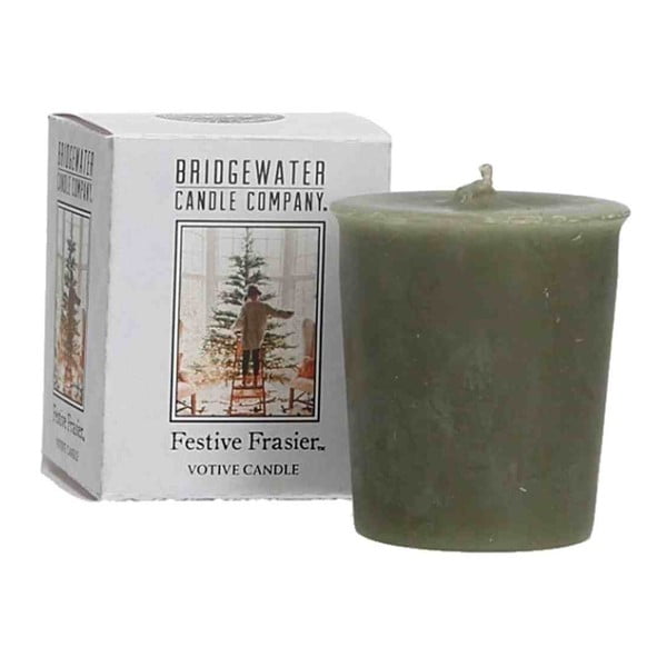 Lõhnaküünal , 15 tundi põlemist Festive Frasier - Bridgewater Candle Company