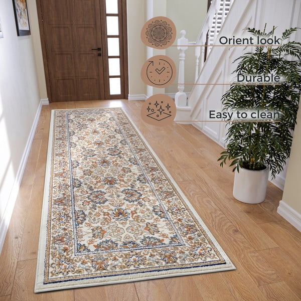 Kreem vaip 80x240 cm Orient Saraceni - Hanse Home-image-4