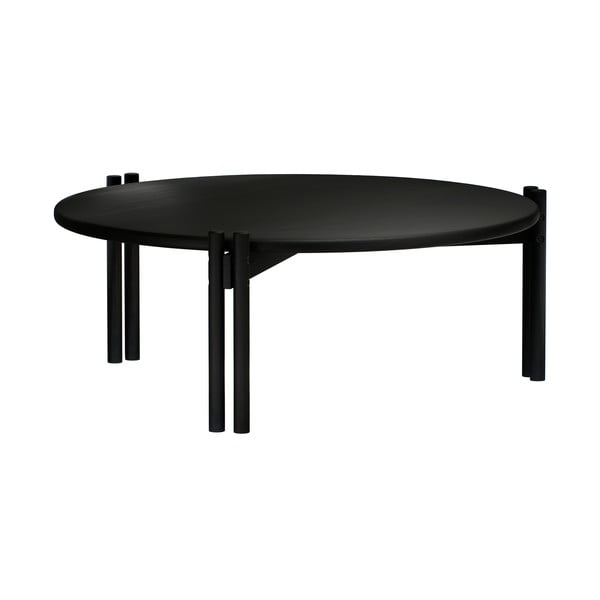 Must ümmargune kohvilaud ø 80 cm Sticks - Karup Design-image-3