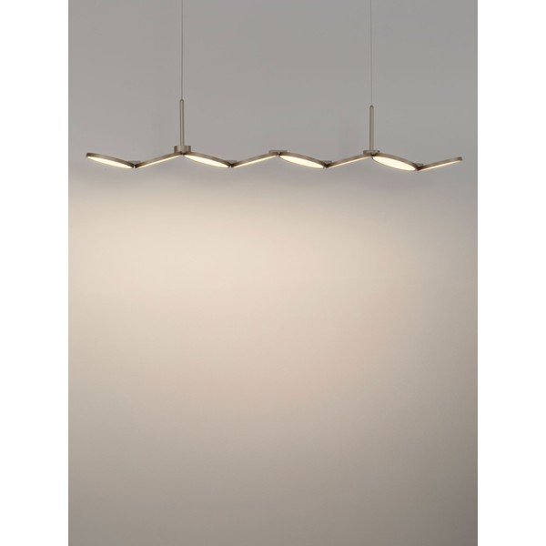 Alumiiniumist hämardatav LED-rippvalgusti mattkuldses värvitoonis Vea - Nova Luce-image-4