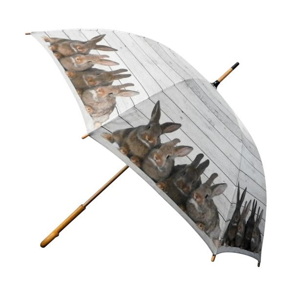 Deštník Scaffold Wood Rabbits Brown