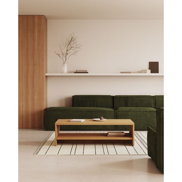 Tammedekoorgia diivanilaud 60x120 cm Abilen - Kave Home-image-1