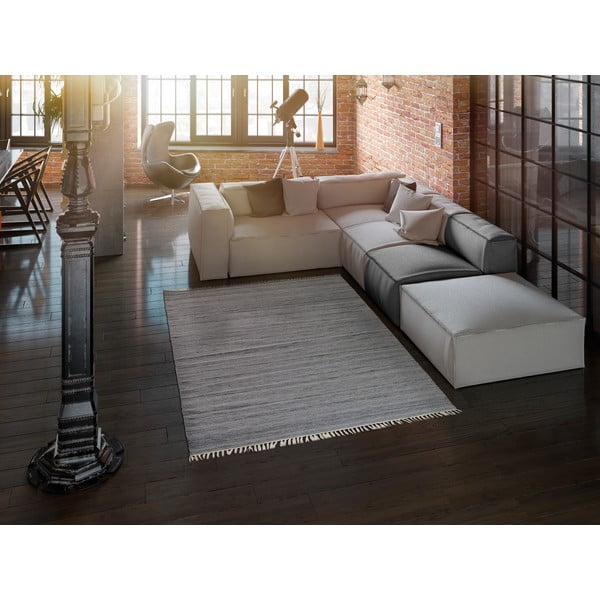 Tumehall õuevaip taaskasutatud plastmassist Liso, 160 x 230 cm. - Universal-image-1