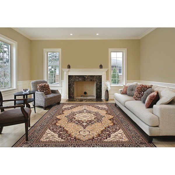 Oranž villane vaip 160x240 cm Charlotte - Agnella-image-1