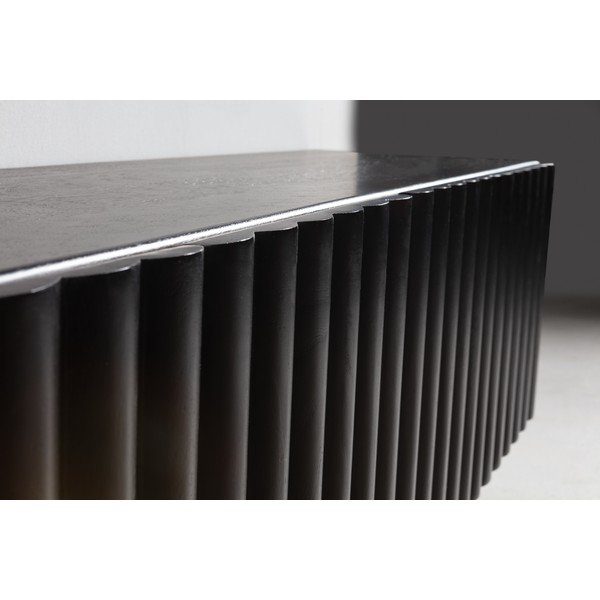 Must mangopuidust telekaalus 160x55x40 cm Tamira - MOME-image-1