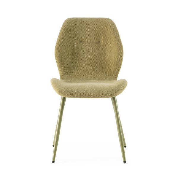 Rohelised polsterdatud söögitoolid 4 tk komplektis Ansu - Marckeric-image-3