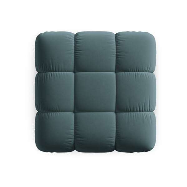 Petrooleumi värvi sametist jalatugi Bellis - Micadoni Home-image-4