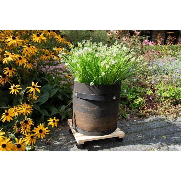 Puidust mobiilne alus lillepottidele (kõrgus 8 cm) Indoor & Outdoor – Esschert Design-image-1