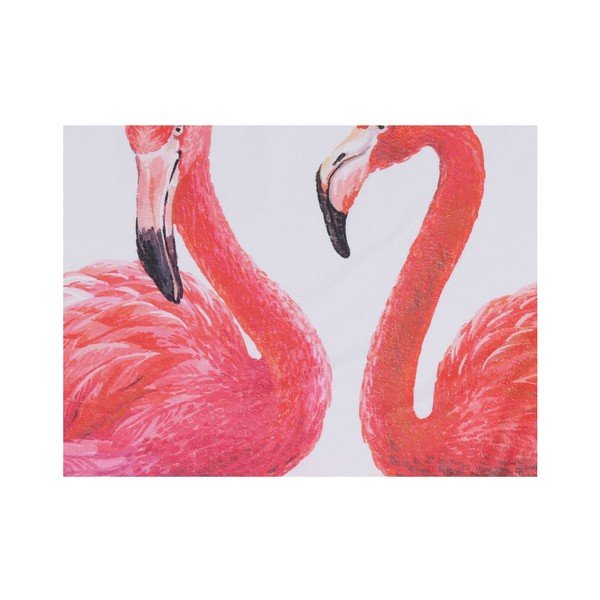 Barevná plážová osuška ze 100% bavlny Flamingos, ⌀ 150 cm-image-2