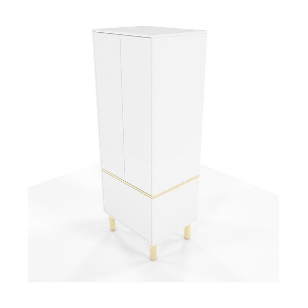 Valge riidekapp 70x185 cm Magica - Skandica-image-3