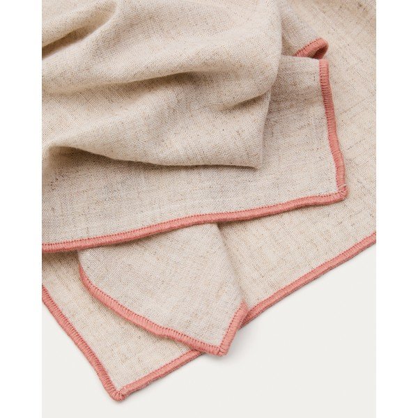 Tekstiilist salvrätikud, 2 tk komplektis 40x40 cm Veliat - Kave Home-image-3