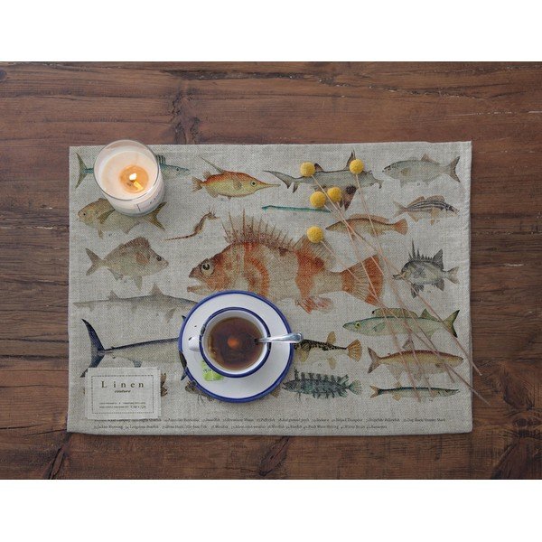 Kaltsuvaip 2 tk 45x30 cm Fish - Really Nice Things-image-1
