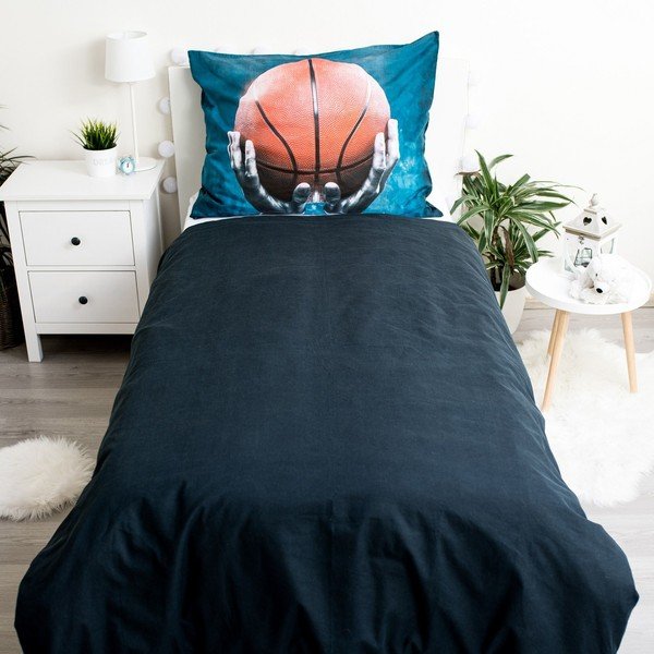 Puuvillane laste voodipesu 140x200 cm Basketball - Jerry Fabrics-image-2