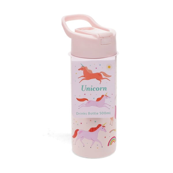 Heleroosa roostevabast terasest joogipudel 500 ml Unicorn - Rex London-image-3