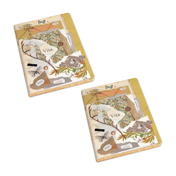 Töövihikud 2tk komplektis, 192lk A6 formaadis Vita - Kartos-image-1