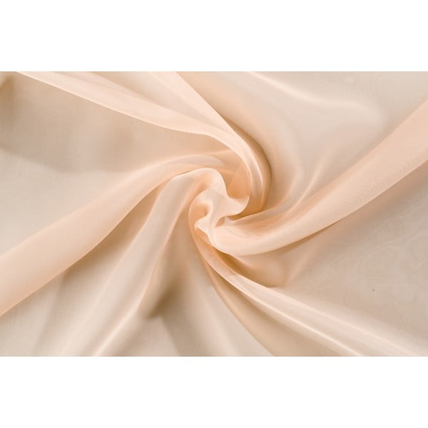 Lõhe värvi kardin 300x260 cm Voile - Mendola Fabrics-image-3