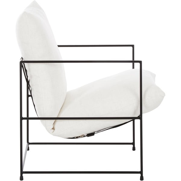 Valge metallraamiga tugitool Wayne - Westwing Collection-image-2