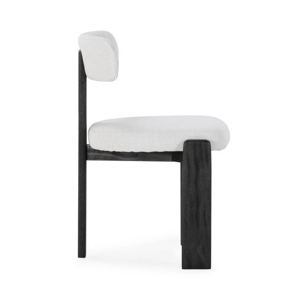 Mustad-helehallid polsterdatud söögitoolid, 2 tk komplektis Nadia - MOME-image-1