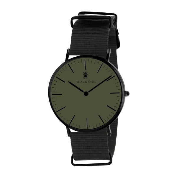 Tmavě zelené pánské hodinky Black Oak Armo