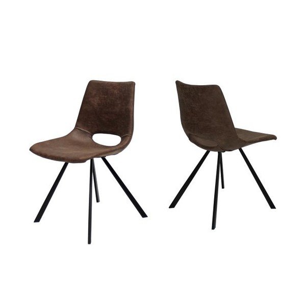 Musta alusega helepruun söögitool Coronas - Canett-image-1