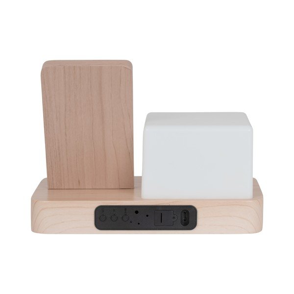 Digitaalne/laua äratuskell juhtmevaba laadijaga Retro LED Night Light - Karlsson-image-4