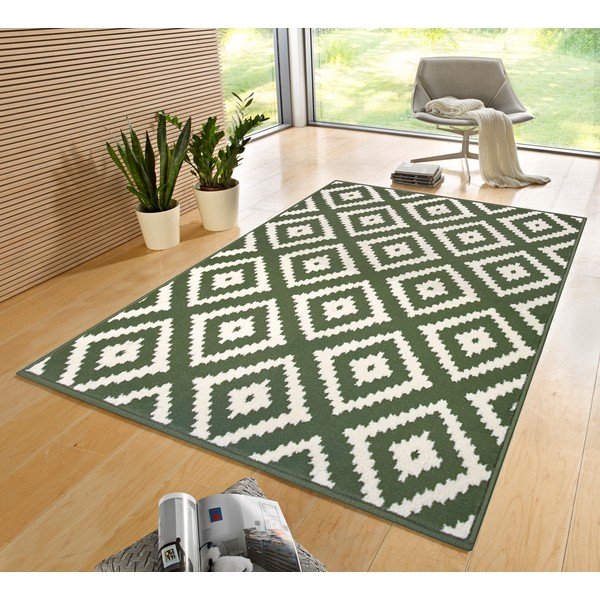 Roheline vaip 290x200 cm Diamond - Hanse Home-image-1
