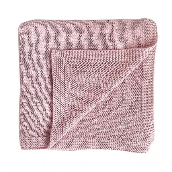 Roosa bambusest beebitekk 80x100 cm - Malomi Kids-image-3