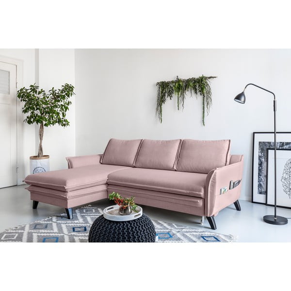 Puuderroosa nurgas diivanvoodi , vasakpoolne nurgas Charming Charlie - Miuform-image-3