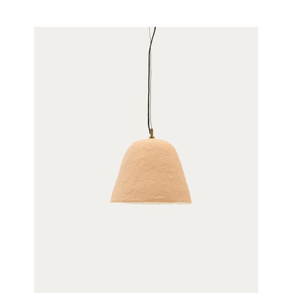 Beež ripplamp ø 25 cm Lisora - Kave Home-image-3