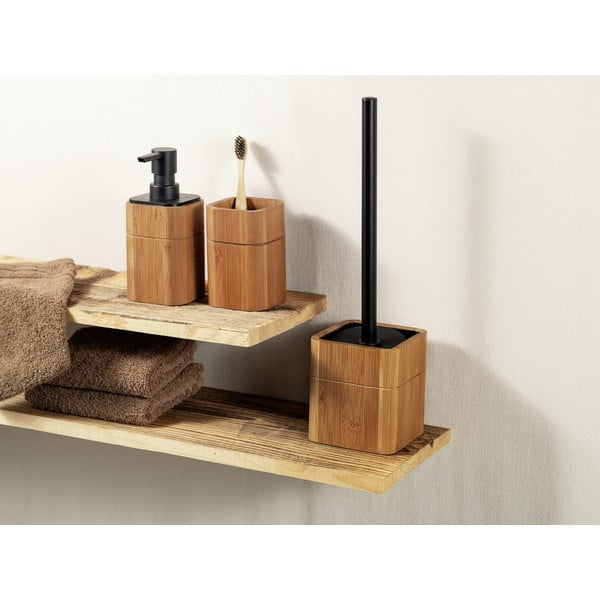 Pruun bambusest tualetthari Serro - Wenko-image-1