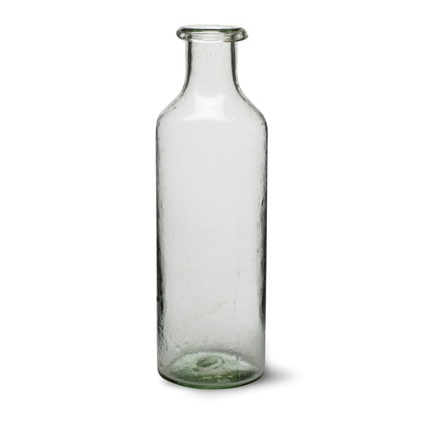 Váza z recyklovaného skla Bottle, 36 cm