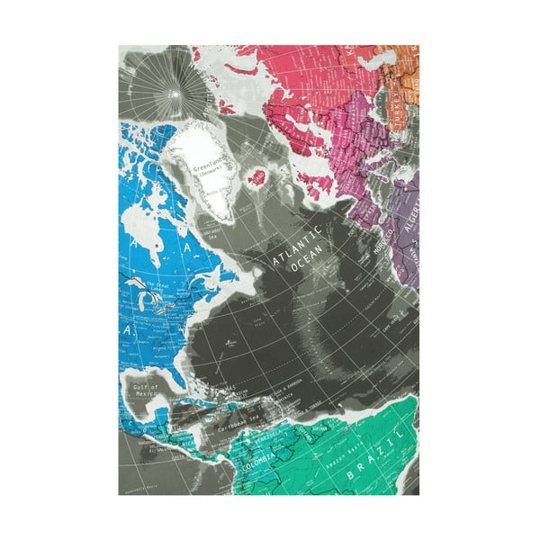 Širokoúhlá mapa v průhledném pouzdru The Future Mapping Company Future Map, 101 x 58 cm-image-3