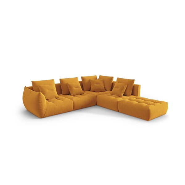 Kollane bukleekangast nurgadiivan (parem nurk/L) Bloom - Micadoni Home-image-2