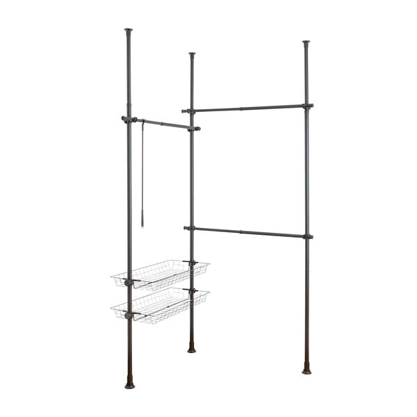 Must metallist teleskoopiline riidestange Herkules - Wenko-image-3