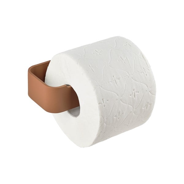Terrakottapunane seinale kinnitatav metallist WC-paberi hoidja Ume - Zone