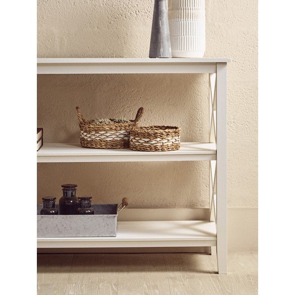 Valge männipuidust riiul 120x81x40 cm Heritage - Premier Housewares-image-4