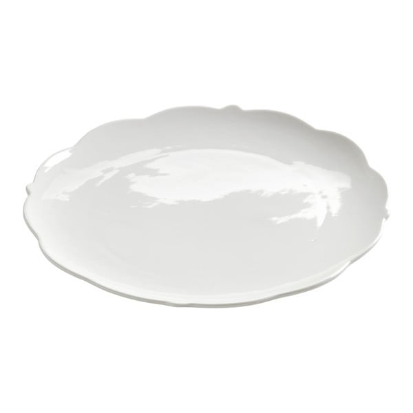 Sada 4 porcelánových dezertních talířů Maxwell & Williams White Rose, ⌀ 19 cm