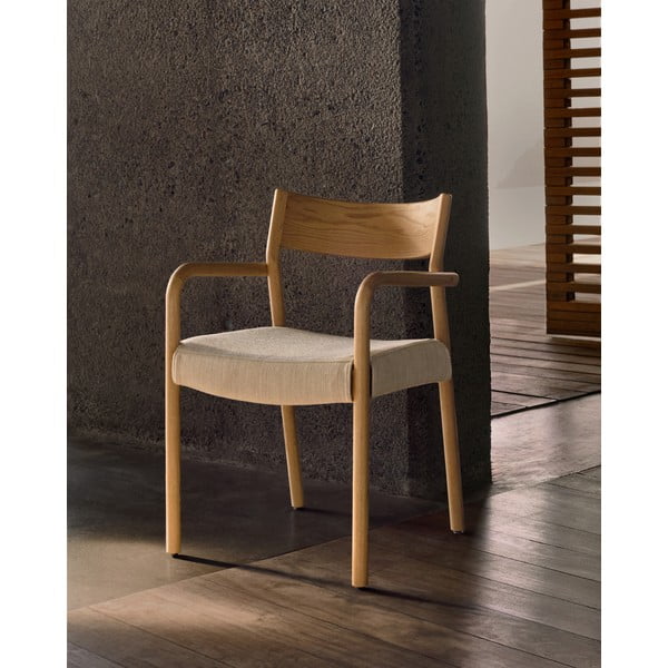 Beež söögitool Falconera - Kave Home-image-1