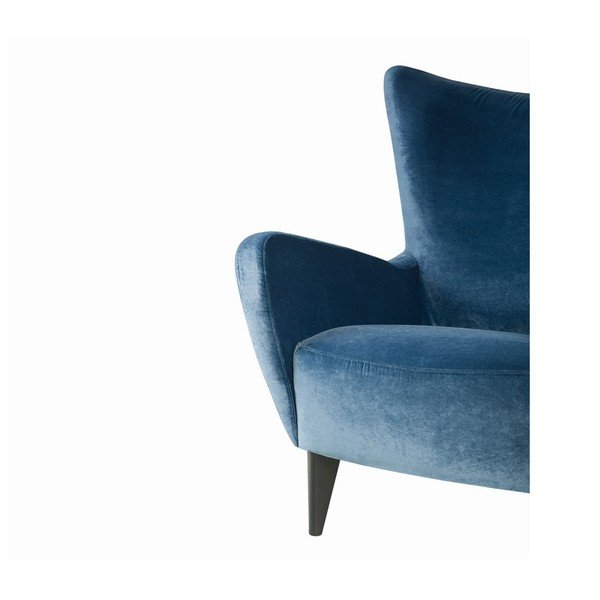 Křeslo Elsa Velvet Navy Blue-image-1