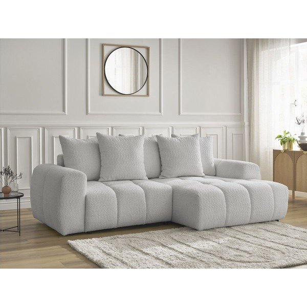 Helehall bukleekangast panipaigaga nurgadiivanvoodi (parem nurk) Roxelane - Bobochic Paris-image-3