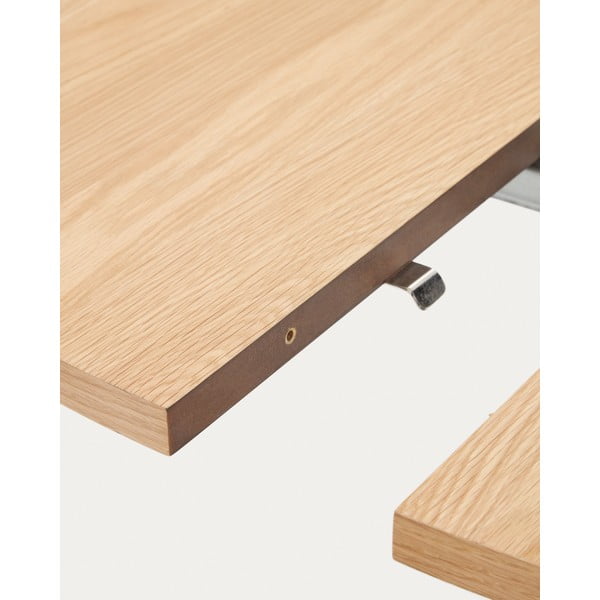 Kokkupandav söögilaud tammedekooriga 90x120 cm Montuiri - Kave Home-image-4