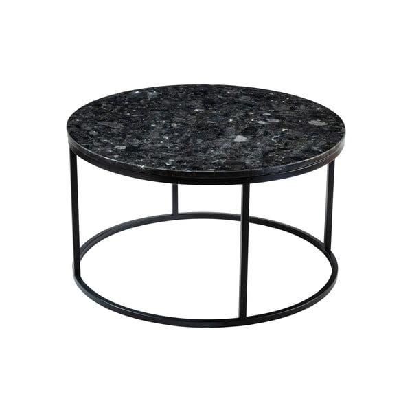 Must graniidist kohvilaud Must , ⌀ 85 cm Crystal - RGE