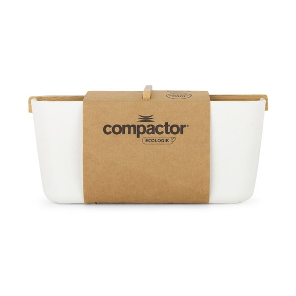 Valge vannitoa korraldaja Ecologic, 21 x 8 cm - Compactor-image-3