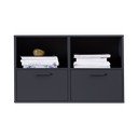 Must 2 uksega seinakapp Keep by Hammel - Hammel Furniture