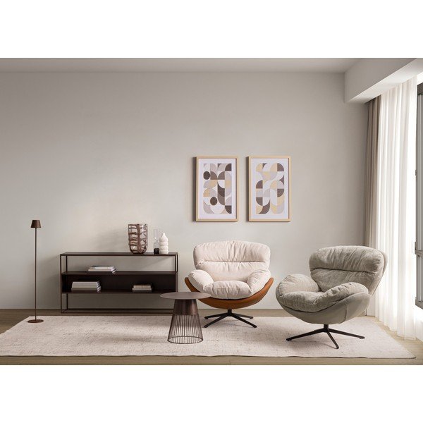 Tumepruun konsoollaud klaasist pealispinnaga 30x140 cm Godric - Bizzotto-image-4