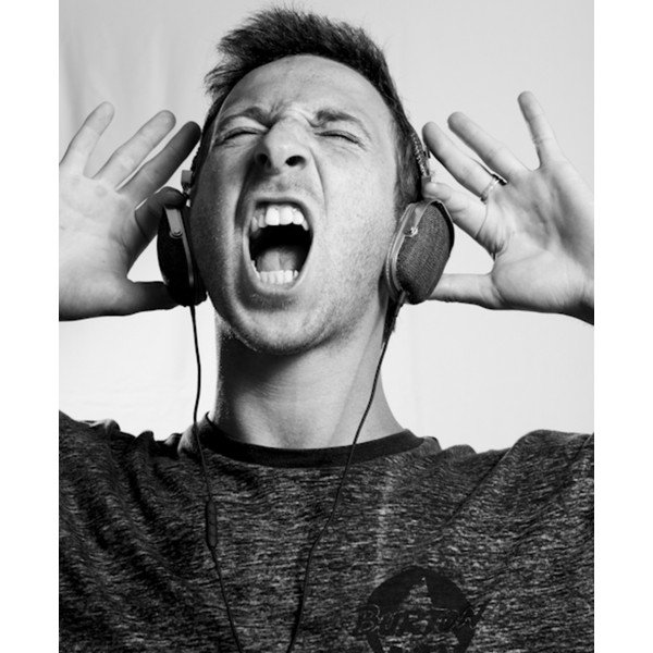 Pánská sluchátka s džínovými detaily Frends Denim-image-3