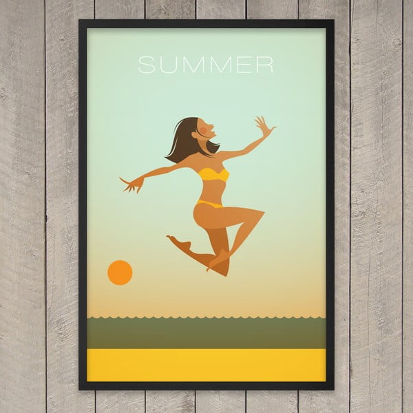 Plakát Summer, 29,7x42 cm