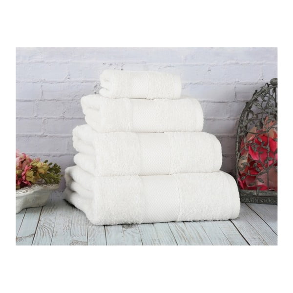 Bílý ručník Irya Home Coresoft, 50x90 cm