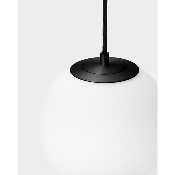 Valge/must metallist ripplamp klaasist varjuga, ø 15 cm Brisia - Kave Home-image-2